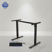 Bureau debout intelligent Kaiyu – Cadre de bureau réglable électriquement à moteur unique de haute qualité pour ordinateur – Mobilier de bureau