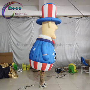 Personalizzato popolare zio SAM PVC modello gonfiabile per feste all'aperto eventi attività abbigliamento pubblicità gonfiabili uso promozionale - Product Image 2