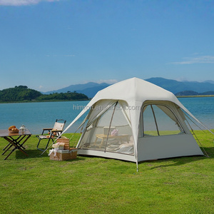 Carpa Plegable Portátil de Una Habitación, Carpa Hemisférica de Malla Oxford Automática Anti-Tormenta para Acampar al Aire Libre y Uso como Yurta de <span class=keywords><strong>Circo</strong></span> - Product Image 5
