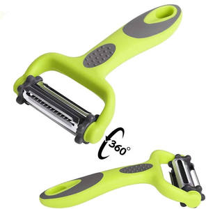 Utensilio Multifuncional 3 en 1 para Pelar y Rallar Verduras y Frutas, Portátil, Ecológico, de PP y Acero Inoxidable - Product Image 3