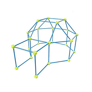 Set de Construcción STEM de 69 Piezas de Plástico ABS, Bloques de Construcción Modulares para Construir un Castillo, Juguetes Educativos para Interiores y Exteriores para Niños y Niñas - Product Image 3