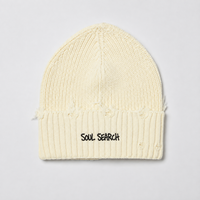 Gorro de Punto Acanalado Vintage Estilo Streetwear ODM, con Logotipo Bordado Personalizado, Gorro de Invierno Térmico