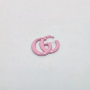 Großhandel 34*7mm P-Buchstabe Metall Minimalistisch Trendy Englischer Buchstabe - Dekorative Metallarbeiten für Kleidung/Haarspangen/Kieferklammern/Kopfschmuck - Product Image 4