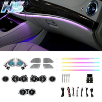 Éclairage intérieur et d'ambiance pour Mercedes Classe S W222 2014-2020, haut-parleur lumineux d'ambiance pour voiture, bande lumineuse d'ambiance pour voiture