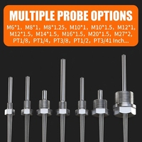 Sonde thermocouple PT100 en platine, résistance thermique, capteur de température étanche à filetage fixe, type K, type E