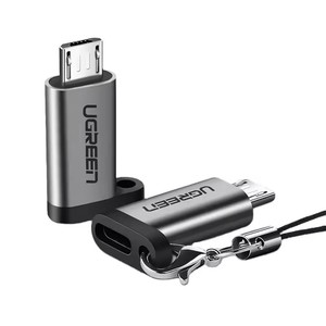 Adaptateur USB Ugreen Type-<span class=keywords><strong>C</strong></span>, Type <span class=keywords><strong>C</strong></span> vers Micro USB Femelle vers Mâle, Convertisseurs pour Xiaomi <span class=keywords><strong>Samsung</strong></span>, <span class=keywords><strong>C</strong></span>âble de Charge et de Données, Adaptateur USBC USB <span class=keywords><strong>C</strong></span> - Product Image 1