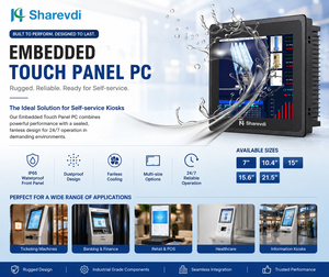 Panel PC Industrial de 7, 10.4, 15, 15.6 y 21.5 Pulgadas con Pantalla Táctil Capacitiva, LCD de Alto Brillo, I3, I5, I7, 5005U, 1125G4, <span class=keywords><strong>1155G7</strong></span> - Product Image 2