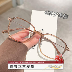 Montures de lunettes rectangulaires rétro Danyang 8142 pour femmes, monture complète, verres en plastique anti-lumière bleue, TR90 ultraléger - Product Image 5