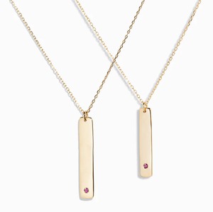 गहने मुक्त उत्कीर्णन लोगो को प्रेरित करता है स्टेनलेस स्टील का हार हीरा वर्ग आकार गर्म विक्रय - Product Image 2