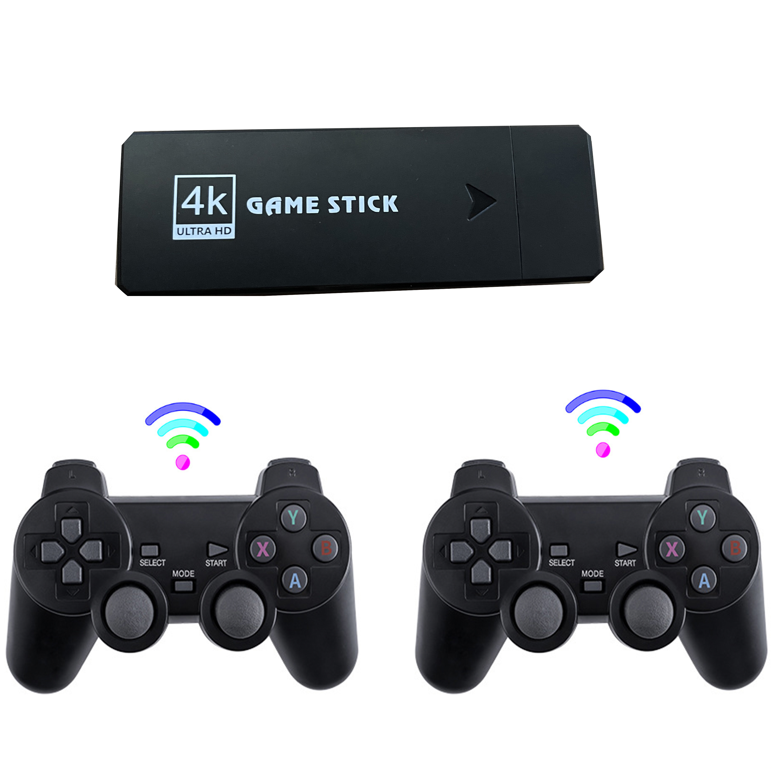 Factory outlet game stick 4k video retro wireless game console U8 dual handle high-definition emulator gaming player