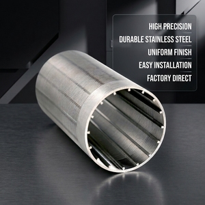 Tubo Industrial <span class=keywords><strong>Johnson</strong></span> de Precisión 304/316/904L de Alta Calidad con Alambre Envolvente, Autolimpiante y Resistente a la Corrosión para Minería de Petróleo - Product Image 2