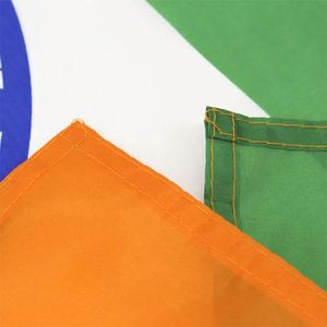 Bandera Nacional de la India al por Mayor, 3x5 Pies, Impresa, 100% Poliéster 100D, Resistente a los Rayos UV - Product Image 4