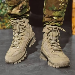 Bottes de randonnée montantes en cuir pour l'hiver et l'automne, entraînement en extérieur, alpinisme, taille US 13 EU 47, confortables - Product Image 3