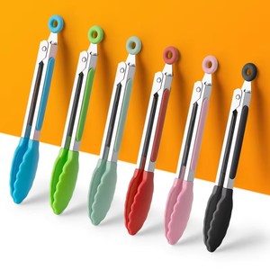 Nylon BBQ <b>Tongs</b> with Heat Resistance and Easily Cleaned for Outdoor Camping & Kitchen Use - Product Image 1