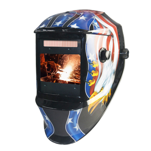 Máscara de soldar/gorra de soldador/gafas de soldador de oscurecimiento automático solar con 4 sensores de arco DIN5-DIN13, color verdadero, para soldadura TIG, MIG, MMA y rectificado - Product Image 1