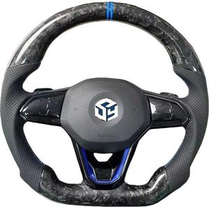 Nuevo volante de coche de cuero completo Golf 6 para Volkswagen Golf <span class=keywords><strong>Arteon</strong></span> Polo GTI GTD VII volante completo con calefacción - Product Image 6