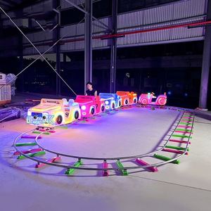 Nuevo Tren Eléctrico de Parque de Atracciones con Asiento de Conductor Mini y Vías - Product Image 2