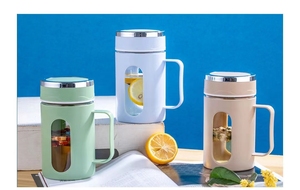 Taza de Té de Vidrio 2026 con Asa de Madera, Resistente al Calor, con Filtro para Té Puer, Juego de Tazas de Té Kung Fu de Alta Calidad y Prácticas - Product Image 4