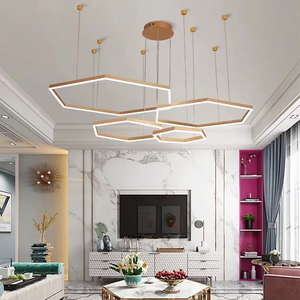 <span class=keywords><strong>Lampadario</strong></span> <span class=keywords><strong>a</strong></span> Sospensione LED Circolare Creativo di Alta Qualità per Soggiorno Moderno - Product Image 1