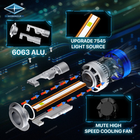 Bombilla LED de 200W para coche H11 H7 Led 9006 Canbus accesorios para automóviles 12V H15 Luces Focos Kit 9005 H4 faros Led 20000 Lm