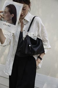 Bolso Tote de Cuero Genuino para Uso Diario, Bolso de Hombro con Correa Ajustable, Estilo <span class=keywords><strong>Boutique</strong></span> - Product Image 6