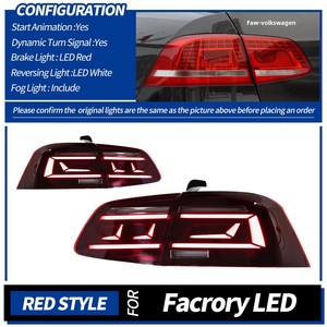 Specifically Designed for 2012-2016 B7 30W <b>LED</b> Tail <b>Lights</b> Running Turn Signals 88888 Tail <b>Lights</b> Designed for Magota - Product Image 4