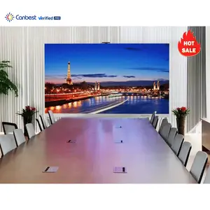 Cob P0.9 P1.2 P1.25 P1.5 P1.8 4K Led Display Wall Mounted Install Shop Digital Advertising Led Screen Indoor For Conference Room