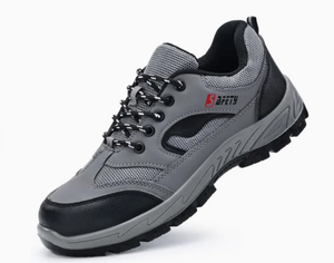 JIANKUN Zapatos de Seguridad Personalizables de Malla Transpirable con Puntera de Acero Ancha, Antipinchazos, CE/UKCA, Unisex, para Primavera/Verano - Product Image 1