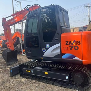 Excavadora Hitachi ZX70 de 7 Toneladas, Excavadora Hitachi ZX60 de 6 Toneladas, Excavadora Hidráulica de Orugas con Pocas Horas de Trabajo, EPA/CE - Product Image 1