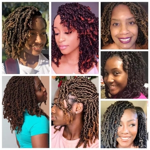 <span class=keywords><strong>Cheveux</strong></span> synthétiques <span class=keywords><strong>pour</strong></span> tresses longues de 8 pouces, couleur blonde bombée, torsades de printemps, bleu bordeaux Kenya 613, best-seller du fournisseur - Product Image 6