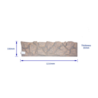 Nouveaux panneaux muraux en polyuréthane imitation pierre, personnalisés, légers, effet champignon, pour une pose professionnelle