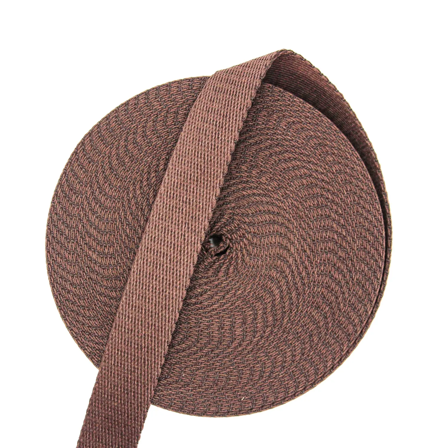 Factory custom high quality twill 1 inch cotton webbing strap for bags belt clothing