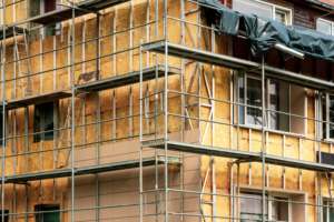 Panneau en <span class=keywords><strong>laine</strong></span> <span class=keywords><strong>de</strong></span> <span class=keywords><strong>roche</strong></span> <span class=keywords><strong>de</strong></span> 40 mm avec feuille d'aluminium pour conduit d'air - Matériau ignifuge - Product Image 3