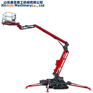 Nacelle élévatrice électrique isolée pour travaux extérieurs à haute altitude Verger Cueillette Ascenseur <span class=keywords><strong>Chariot</strong></span> articulé à araignée sur chenilles - Product Image 1