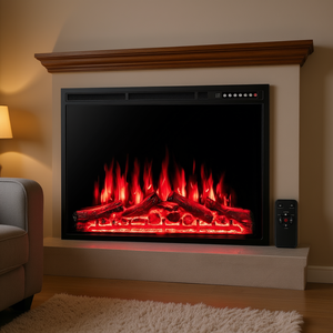 Cheminée électrique encastrée 34-37 pouces avec flammes réglables, modèle D0100HPUUHG - Product Image 2