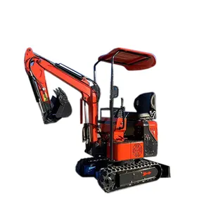 Máquina escavadora de alta eficiência baixo consumo, preço barato 1 tonelada, máquina de escavadora de fazenda, mini escavadeira, motor diesel epa