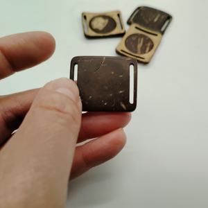 Bracelet de noix de <span class=keywords><strong>coco</strong></span> NFC personnalisé 13.56mhz pour bracelet biblique quotidien/course à pied/beauté - Product Image 3