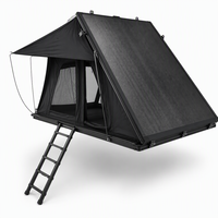 Tente de toit Zentopia en fibre de carbone ultra légère 45 kg, coque rigide, 2 personnes, installation rapide, imperméable, échelle télescopique, quatre saisons, SUV