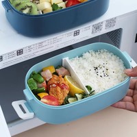 Boîte à lunch multifonctionnelle en acier inoxydable de style simple et coloré, 750 ml, 1 compartiment, couvercle en plastique, pour pique-nique, transport de nourriture en plein air