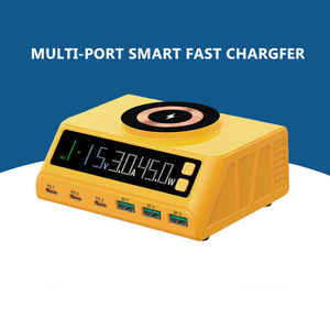 Nouveauté : Station de charge USB 110W à 6 ports, QC3.0 PD3.0, charge rapide pour tous les téléphones, ordinateurs portables, iPhone, iPad, <span class=keywords><strong>Xiaomi</strong></span>, pour bureau et voiture - Product Image 5