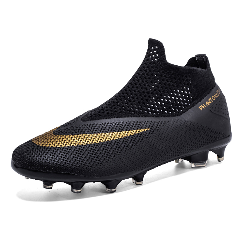 mesh upper soccer shoes football boots for men shoe sports for kids turf team custom cleats blue tf wholesale mesh lining men's