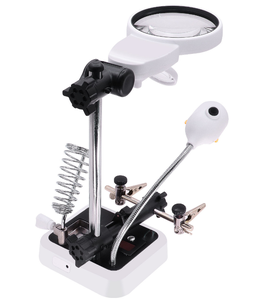 Loupe de bureau de soudure de <span class=keywords><strong>fer</strong></span> <span class=keywords><strong>à</strong></span> <span class=keywords><strong>souder</strong></span> <span class=keywords><strong>électrique</strong></span> d'illumination de 6 LED pour le métier de passe-temps d'électronique de soudure - Product Image 6