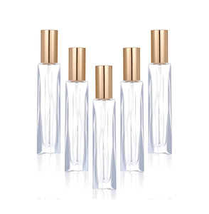 Botella de Perfume de Vidrio Transparente Vacía de 30 ml, 50 ml, 100 ml con Tapa de Rosca, Cilindro Transparente con Pulverizador, Serigrafía, Logotipo Personalizado, OEM Disponible - Product Image 1