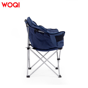 Chaise pliante Woqi pour le camping en plein air, cadre en aluminium, tissu Oxford, design rond, chaise de jardin portable 50X50X80cm - Product Image 4