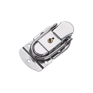 Loquet de verrouillage métallique à clé carrée pour caisses, valises et bagages - Product Image 1