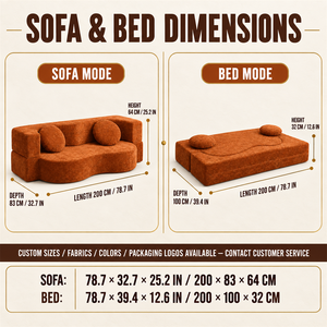 <span class=keywords><strong>Canapé</strong></span> de sol incurvé en chenille <span class=keywords><strong>terracotta</strong></span> 2 places, <span class=keywords><strong>convertible</strong></span> en lit futon, compressé sous vide, pour home cinéma - Product Image 5