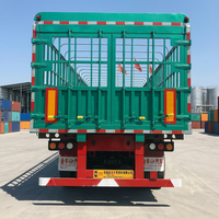 JINFENG Nouvelle semi-remorque de transport en acier à 3 essieux, à ridelles, capacité de charge 15001-80000 kg, roues 12R22.5, équipement de sol robuste, directement de l'usine