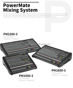 Top Quality PM1000-3 <strong>DJ</strong> Mixer Audio Amplifier Console Mixer Powermate 1000-3 - Product Image 4