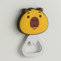 Flaschenöffner in Cartoon-Form - Kühlschrankmagnet Snack-Verschlussklammer - Tragbarer Magnetischer Flaschenöffner für den Haushalt