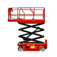 Promotion : Plateforme élévatrice à ciseaux sur batterie 12m, 320kg, pour peinture murale extérieure - Fourniture B2B